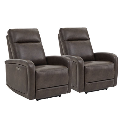 Browdy Zero Wall Power Recliner by Wade Logan