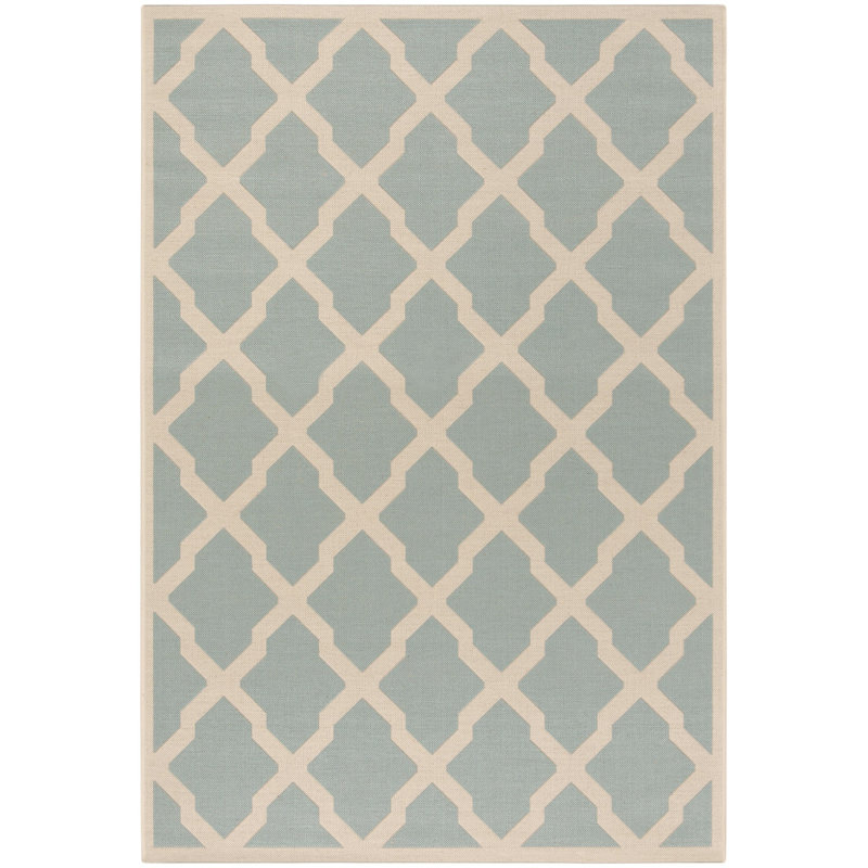 Ferrill Linden 100 Performance Geometric Rug, Rectangle 4' x 6'