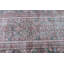 Tapis de couloir rétro en laine rose antique Oushak pour couloirs et couloirs