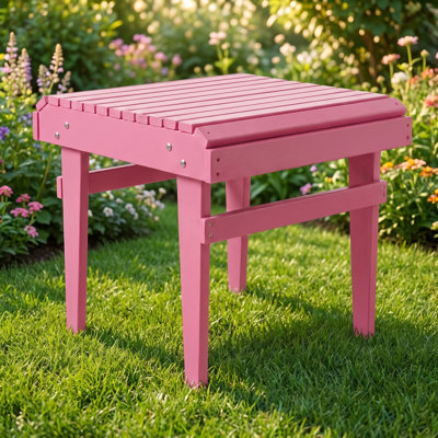 Table d'appoint Weathercraft Adirondack, bois massif de pin traité sous pression avec finition résistante aux intempéries, 15 options de couleurs Sherwin-Williams, entièrement assemblée, fabriquée aux États-Unis