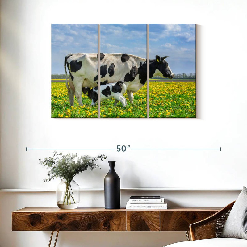 Brampt Spotted Cattle, 24" H x 38" W