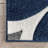 Mcfetridge Trellis Area Rug for Living Room Bedroom Dining Room Kitchen, Navy/White-133030643
