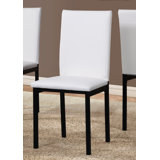 Nydam 18'' H Faux Leather Upholstered Metal Side Chair