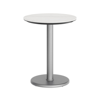 Commercial All-Weather HPL Tabletop With Round Base