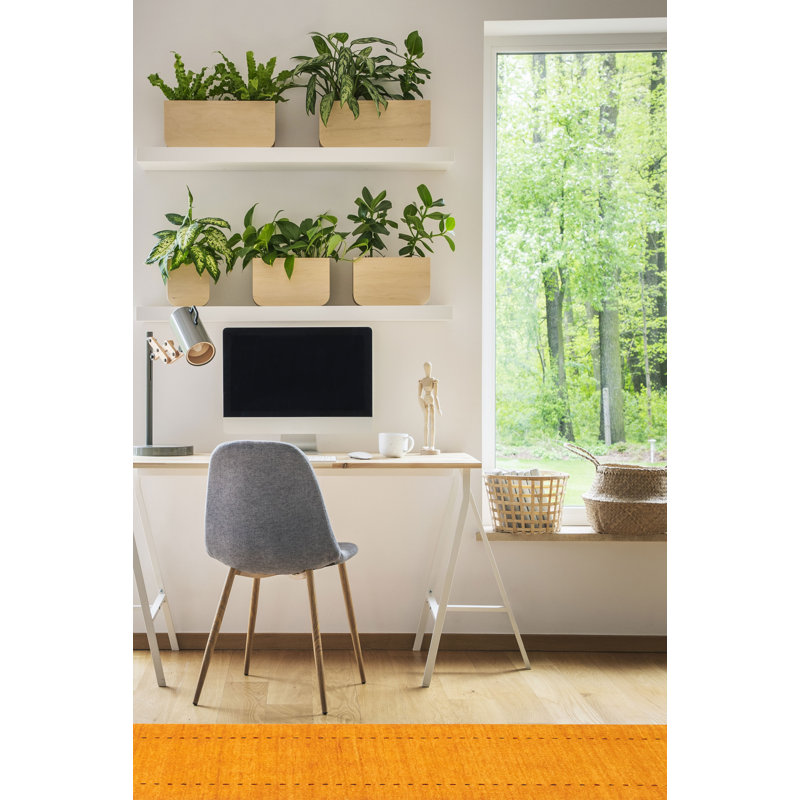 Kashkuli Gabbeh Orange Rug 2'6" x 7'10"