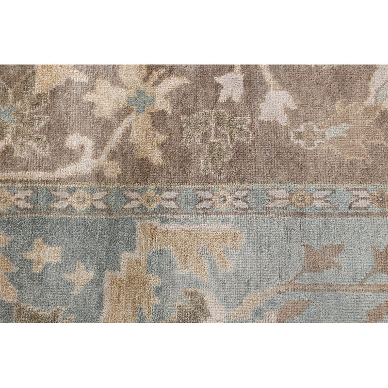 Antique Weave Oushak Wool Oriental Area Rug, Rectangle 10' x 14'