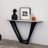 Italian style light luxury simple console table