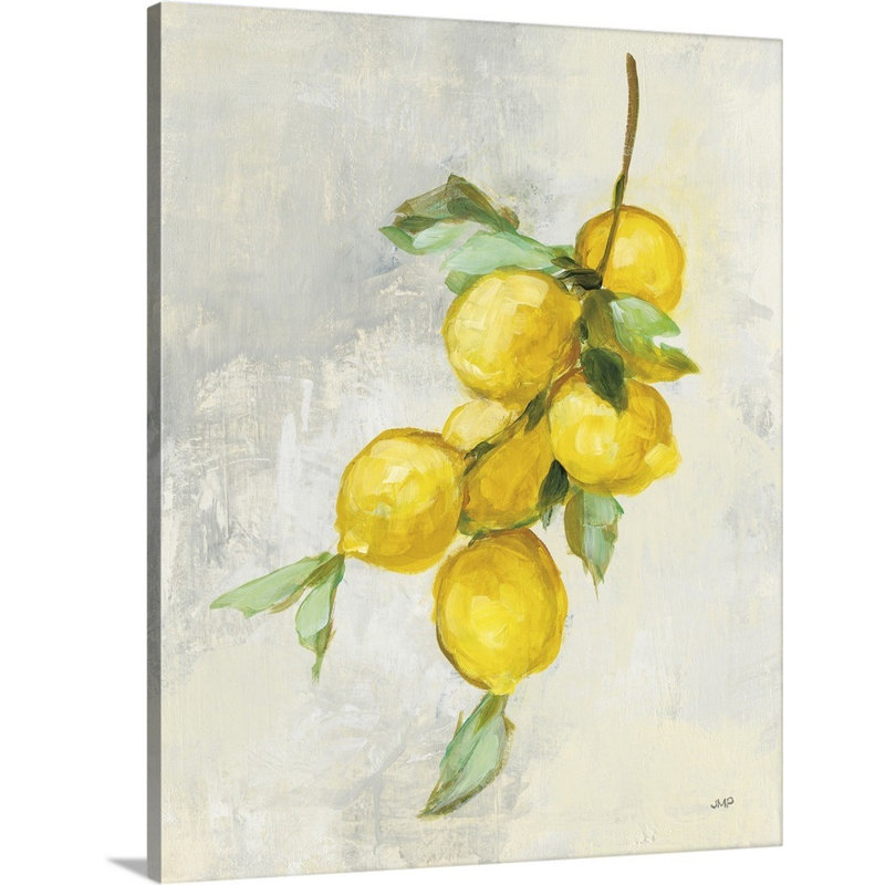 «Zest II» par Julia Purinton, reproduction d'art sur toile, H 30 po x l 24 po x P 1,25 po, Toile tendue
