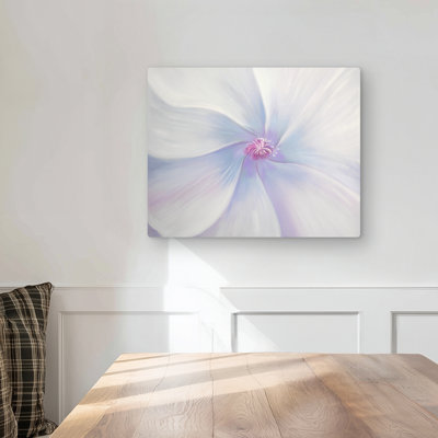 Petals - White Metal Print Flower Decor for Home | Unique Art