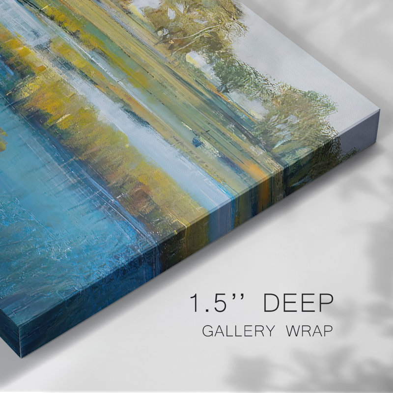Marshland View IV-Gallery Wrapped Canvas, 40" H x 60" W
