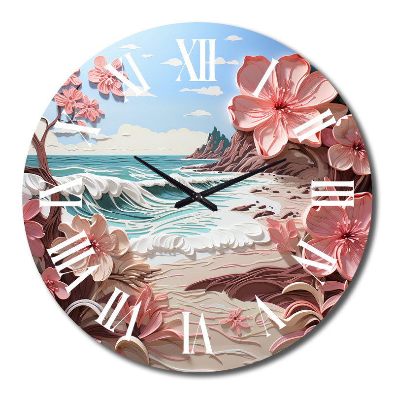 Horloge murale en métal, Très grand