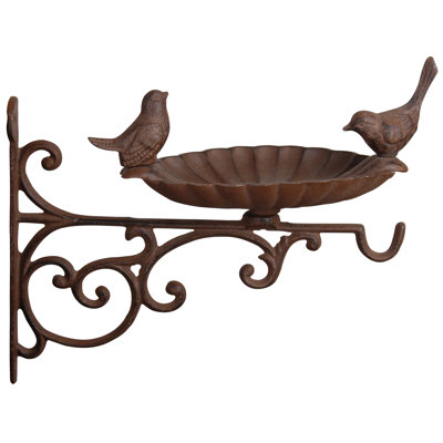 Bird Bath/Feeder with Bracket