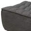 Repose-pieds Marshall en tissu gris