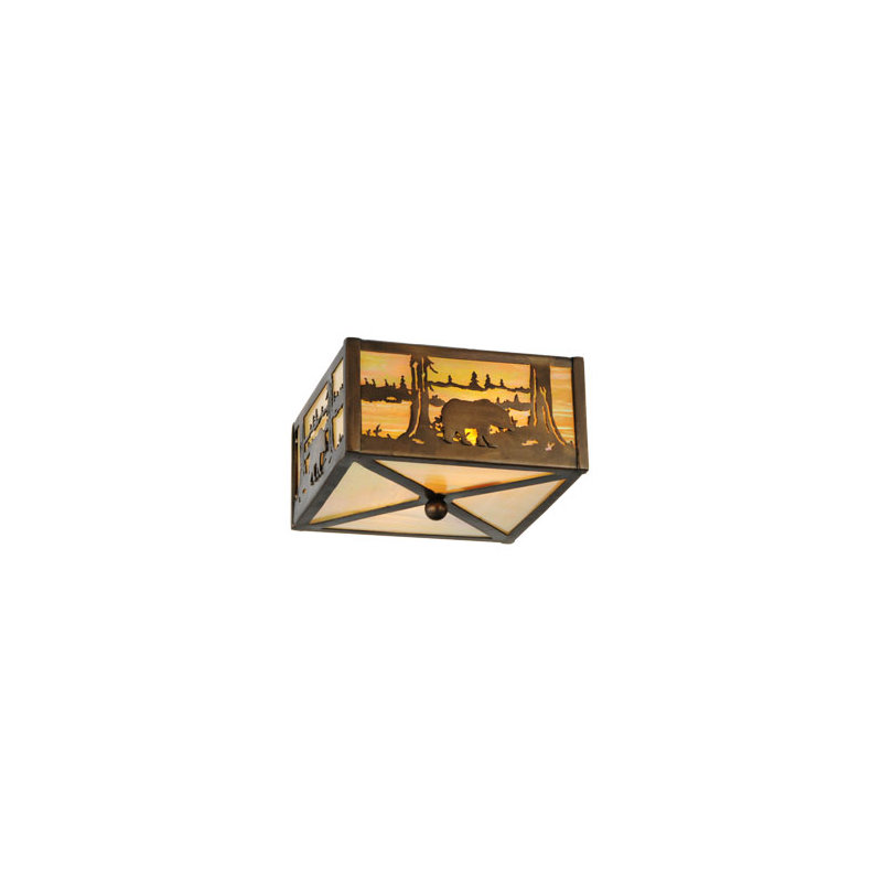 Rustic Lodge 2 - Light Flush Mount