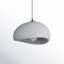 Luminaire suspendu simple gris clair Prim 1-14276946