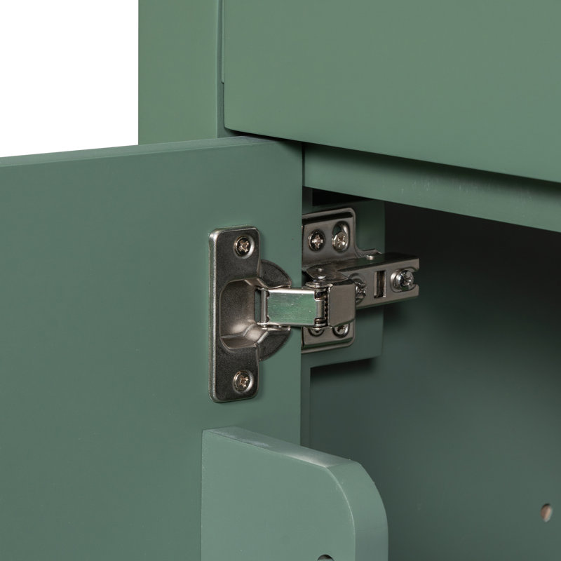 Ensemble de meuble-lavabo moderne 60 "avec meuble-lavabo double 60" (séparé), Vert