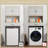 Storage Cabinet With One Adjustable Shelf And One Fake Drawer For Laundry Room