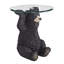 Kershaw Bear 20” Glass Top End Table