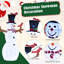 Le bonhomme de neige de Noël Aisle® 4,8 pi avec 120 lumières DEL pliables