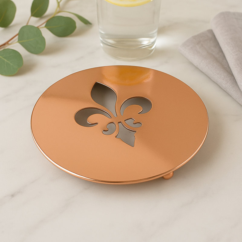 Stainless Steel Round 1 Piece Trivet
