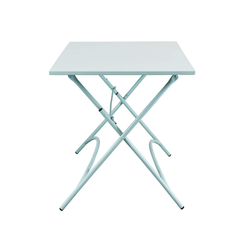 Tammo Rectangular Portable Folding Table, 72cm H x 110cm L x 70cm D, Green