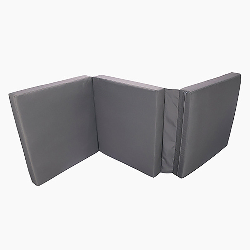 Lounge chaise Set, Acacia solid wood with  LOUNGE CUSHION (Cream+TRIPLE FOLDS) - Matching Dark Grey Version Available