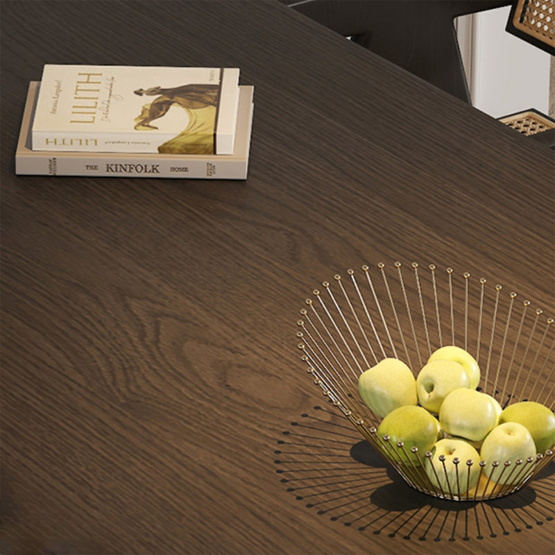 Healthy and natural solid wood dining table, 29.52"H x 62.99"L x 31.49"W