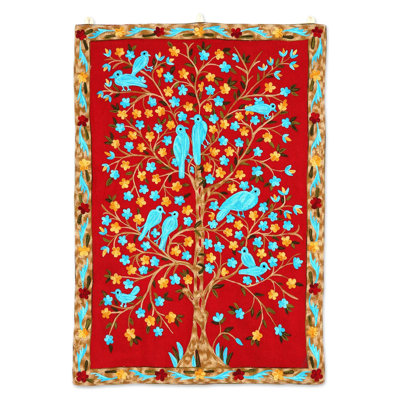 Hand Woven Wool Tapestry