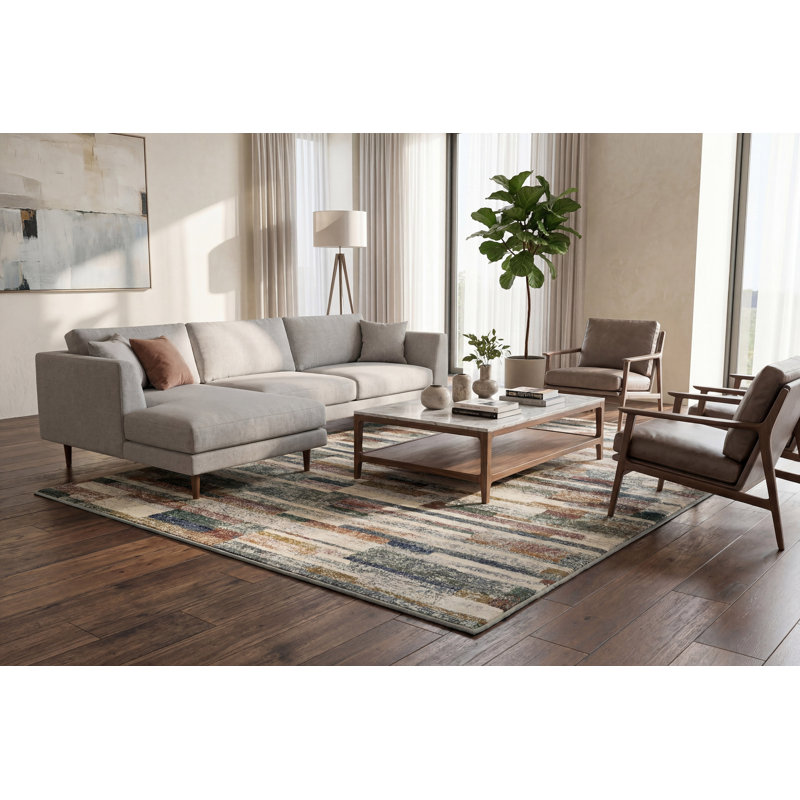 Mercado Geometric Indoor Rug, Rectangle 3'11" x 5'7"