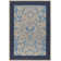 Wasilewski Authentic Machine Made Ivory, Blue Floral Polypropylene Indoor/Outdoor Area Rug