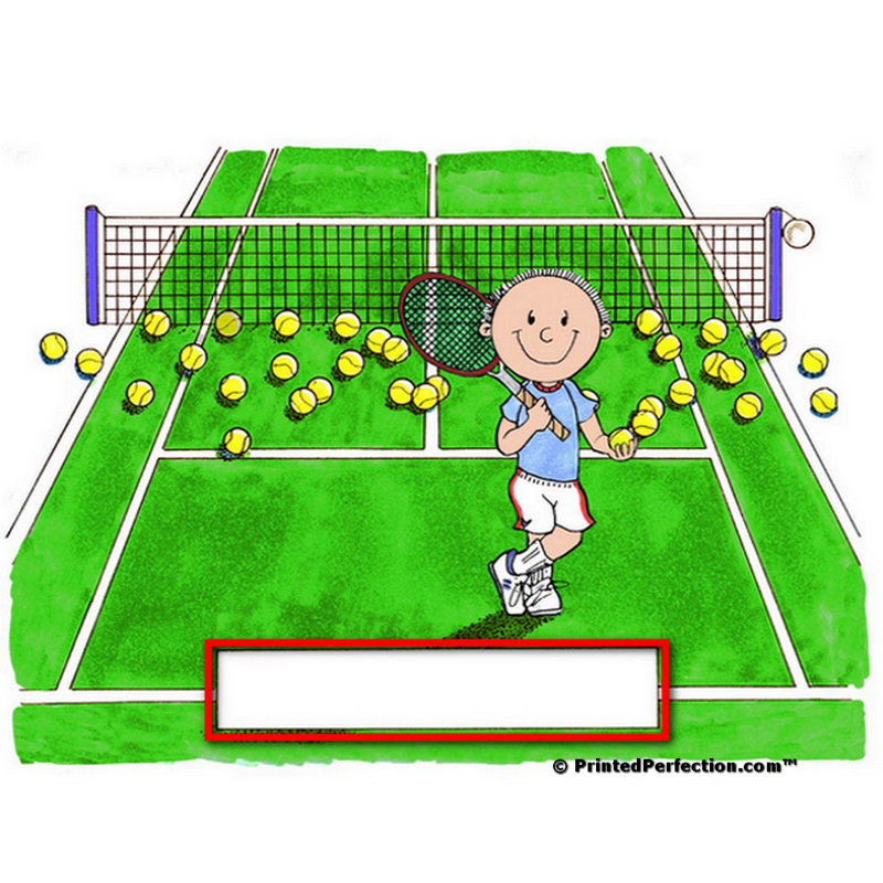 Joueur de tennis personnalisé - aimant acrylique mâle - excellent cadeau!, Oui