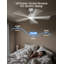 2 pièces 52 "ventilateur de plafond avec lumières DEL d'intérieur Émileo-2056392088-2056392089