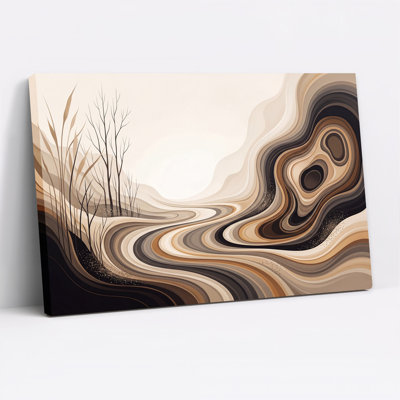 Art abstrait sur toile