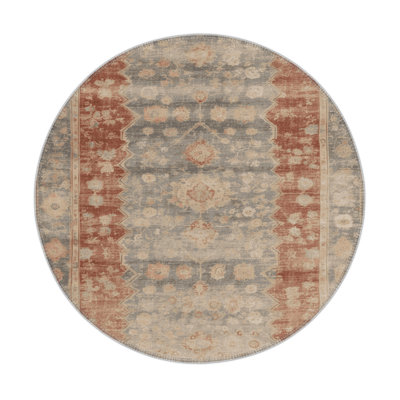 Tapis intérieur et extérieur brun Overdyed