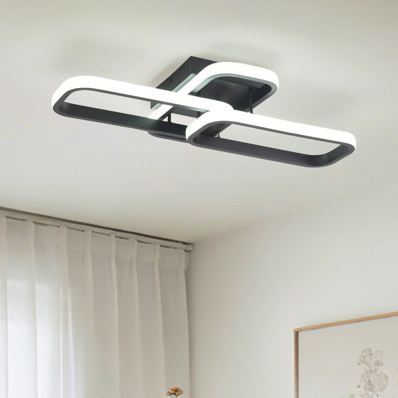 Arlyn 3 - Light 19.68" Modern LED Flush Mount