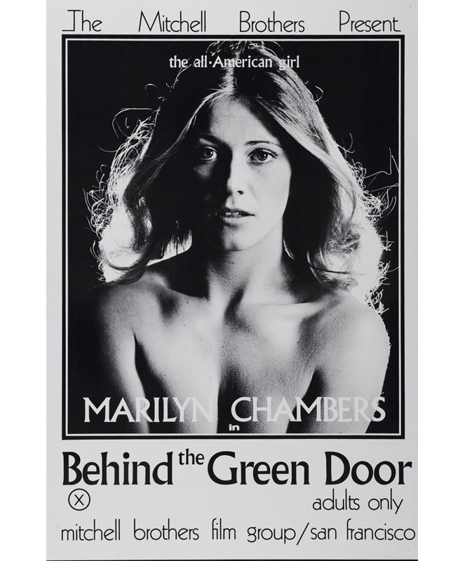 Behind the Green Door, 40" H x 27" W
