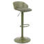 Tabouret réglable contemporain en métal et en tissu, ensemble de 2-240726293