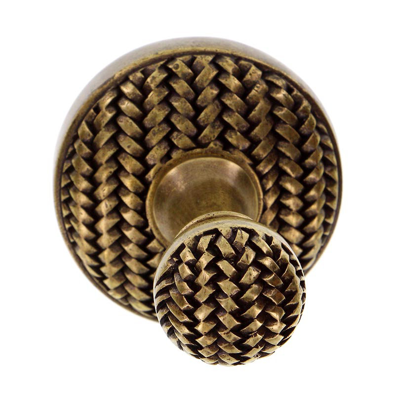 Cestino Robe Hook, Antique Brass
