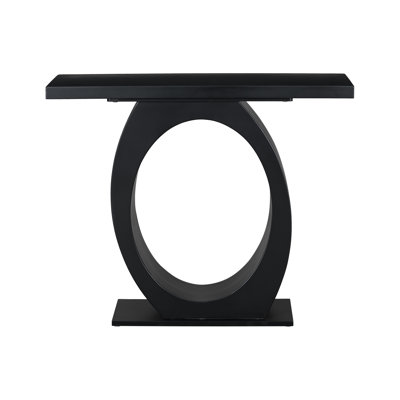 Stylish Modern Console Table With Egg-Shaped Base,Enhanced Stability And Durability,Sleek Design For Home Decor,Perfect For Living Room Or Bedroom