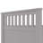 Twin Size Wooden Captain Platform Bed Frame with Storage, Bookcases, Shelves, and Four Drawers in Gray