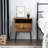 Antique Brown Nightstand with Drawer and Open Shelf, Small Bedside Table / Narrow Side Table for Bedroom, Living Room, Dorm, Apartment, Entryway, Office, RV – Modern End Table with Storage for Small Spaces-1832537607-1777985598