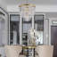 6-Light Crystal Chandelier