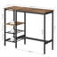 Zac Rectangular Metal Outdoor Bar Table , cm W cm D-1720678876-1720678865