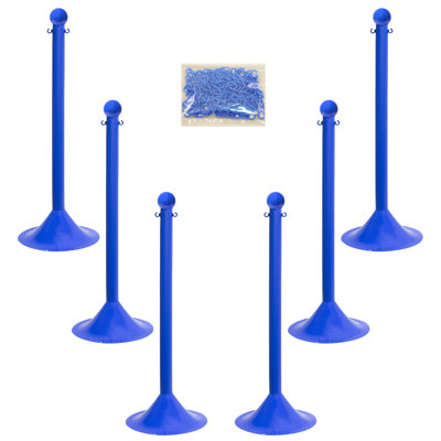 Mr. Chain 41'' H x 14'' W Plastic Stanchion System