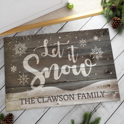 Cithlaly Non-Slip Christmas Doormat