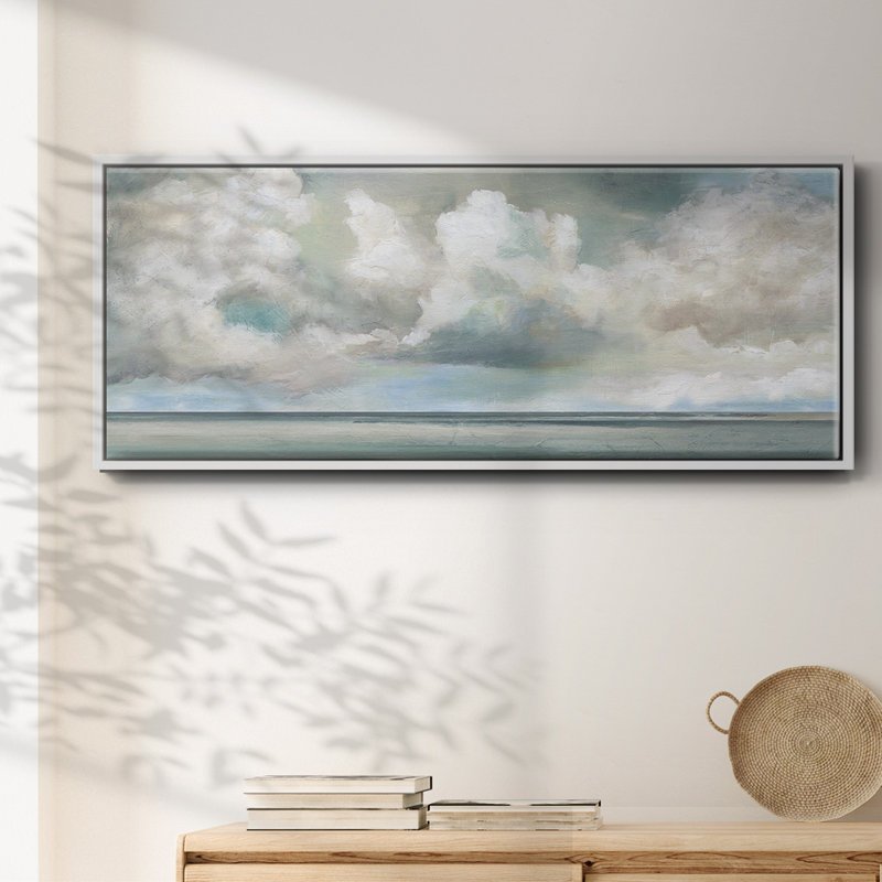 Cloudscape Vista I - toile encadrée, H 20 po x l 50 po