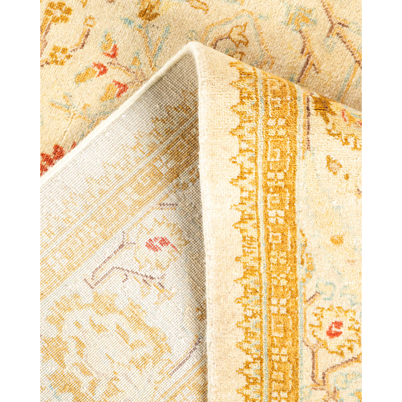 Classic One-of-a-Kind 4' 2" X 12' 4" Hand Knotted Area Rug