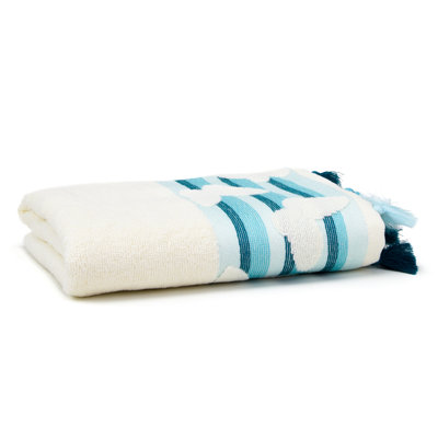 Débarbouillette papillon en coton turc