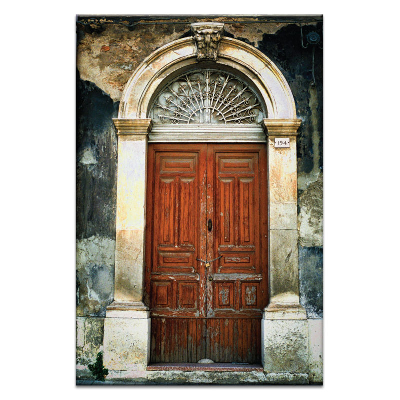 Doors Of Italy - Incatenato by Joe Vittorio - Wrapped Canvas Print, 76 cm H x 51 cm W