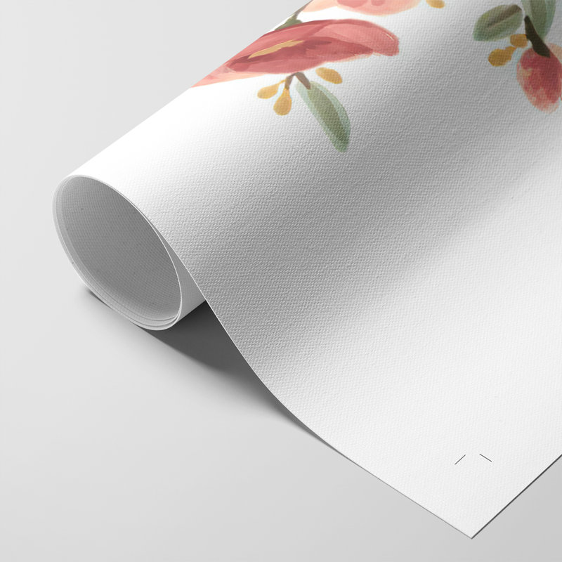 Mains et fleurs II - impression sur toile seulement - non encadrée, H 12 po x l 8 po